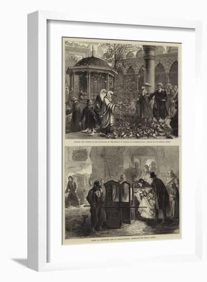 Sketches in Constantinople-null-Framed Giclee Print