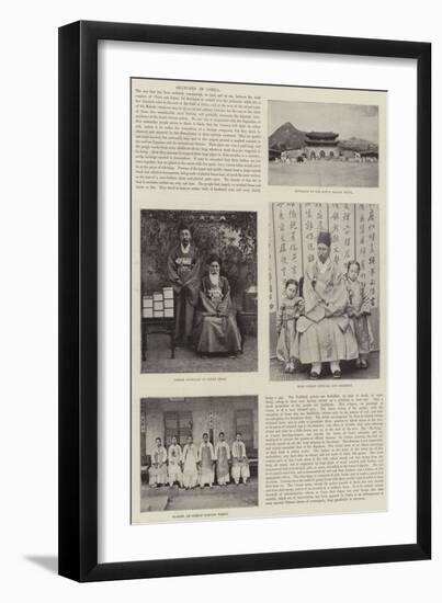 Sketches in Corea-null-Framed Giclee Print