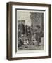 Sketches in Egypt, Courtyard of a House at Cairo-Charles Auguste Loye-Framed Giclee Print
