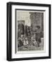 Sketches in Egypt, Courtyard of a House at Cairo-Charles Auguste Loye-Framed Giclee Print