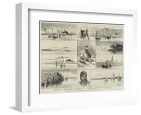 Sketches in Egypt, Up the Nile, from Girgeh to Kenneh-Charles Auguste Loye-Framed Giclee Print