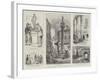 Sketches in Florence-William Henry Pike-Framed Giclee Print