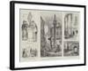 Sketches in Florence-William Henry Pike-Framed Giclee Print