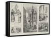 Sketches in Florence-William Henry Pike-Framed Stretched Canvas