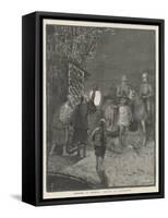 Sketches in Formosa, Arrival at Bankimsing-Amedee Forestier-Framed Stretched Canvas