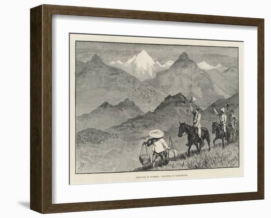 Sketches in Formosa, Farewell to Bankimsing-Amedee Forestier-Framed Giclee Print