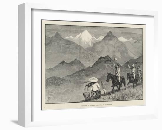 Sketches in Formosa, Farewell to Bankimsing-Amedee Forestier-Framed Giclee Print