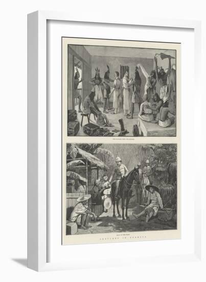 Sketches in Formosa-Amedee Forestier-Framed Giclee Print