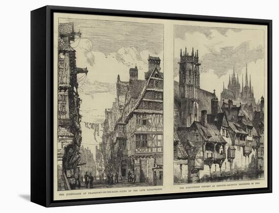 Sketches in Germany-Henry William Brewer-Framed Stretched Canvas