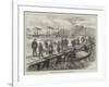 Sketches in Iceland, Landing Dried Cod at Reykjavik-L. Huard-Framed Giclee Print