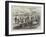 Sketches in Iceland, Landing Dried Cod at Reykjavik-L. Huard-Framed Giclee Print