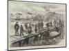 Sketches in Iceland, Landing Dried Cod at Reykjavik-L. Huard-Mounted Giclee Print