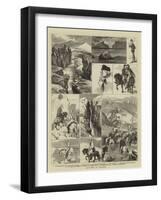 Sketches in Iceland-Alfred Chantrey Corbould-Framed Giclee Print