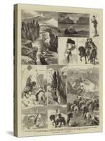 Sketches in Iceland-Alfred Chantrey Corbould-Stretched Canvas