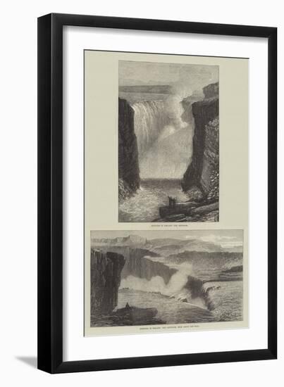 Sketches in Iceland-null-Framed Giclee Print