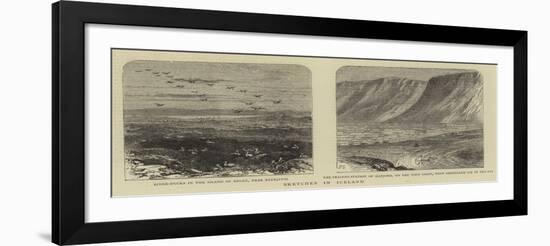 Sketches in Iceland-null-Framed Giclee Print