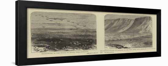 Sketches in Iceland-null-Framed Giclee Print