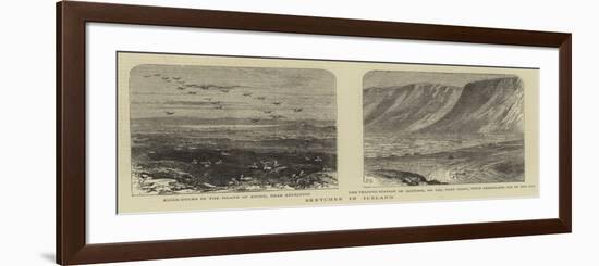 Sketches in Iceland-null-Framed Giclee Print