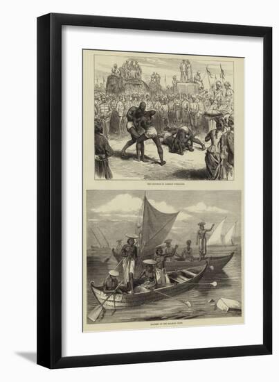 Sketches in India-null-Framed Giclee Print