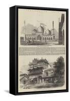 Sketches in India-null-Framed Stretched Canvas