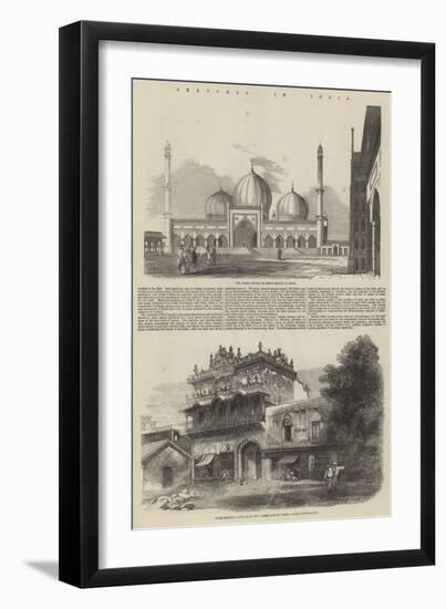 Sketches in India-null-Framed Giclee Print