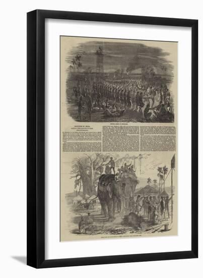 Sketches in India-null-Framed Giclee Print