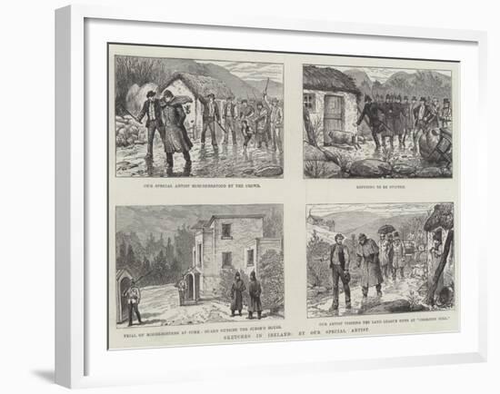 Sketches in Ireland-null-Framed Giclee Print