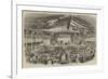 Sketches in Japan, the Theatre at Osaka-null-Framed Giclee Print