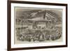 Sketches in Japan, the Theatre at Osaka-null-Framed Giclee Print