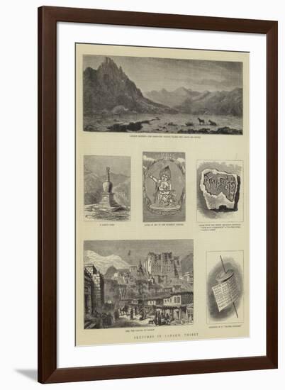 Sketches in Ladakh, Thibet-null-Framed Giclee Print