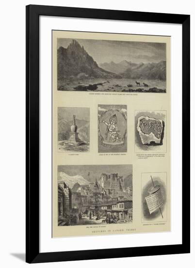 Sketches in Ladakh, Thibet-null-Framed Giclee Print