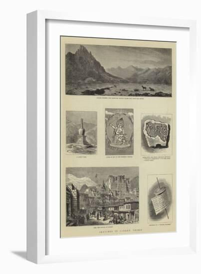 Sketches in Ladakh, Thibet-null-Framed Giclee Print