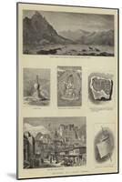 Sketches in Ladakh, Thibet-null-Mounted Giclee Print