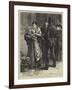 Sketches in London, a Flower Girl-Frank Holl-Framed Giclee Print