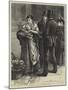 Sketches in London, a Flower Girl-Frank Holl-Mounted Giclee Print