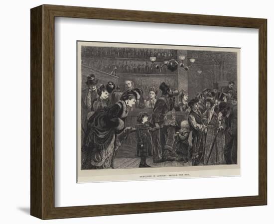 Sketches in London, before the Bar-Arthur Boyd Houghton-Framed Giclee Print