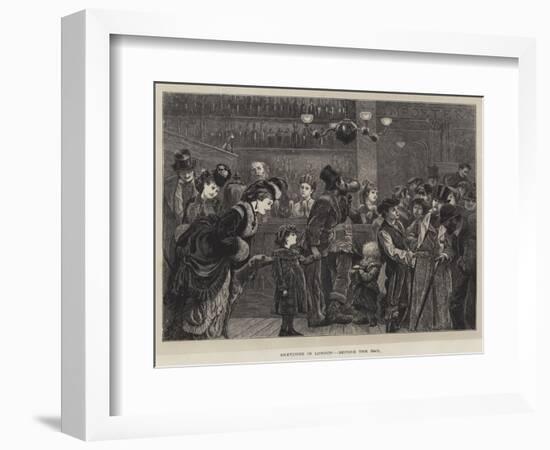 Sketches in London, before the Bar-Arthur Boyd Houghton-Framed Giclee Print