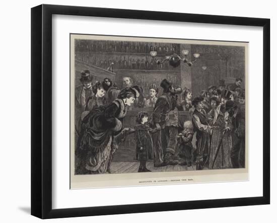 Sketches in London, before the Bar-Arthur Boyd Houghton-Framed Giclee Print