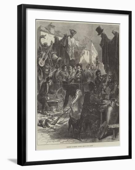 Sketches in Madrid, Buying Arms in the Rastro-null-Framed Giclee Print