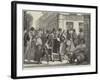 Sketches in Madrid, Loungers in the Calle De Sevilla-null-Framed Giclee Print