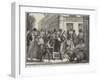 Sketches in Madrid, Loungers in the Calle De Sevilla-null-Framed Giclee Print