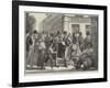 Sketches in Madrid, Loungers in the Calle De Sevilla-null-Framed Giclee Print