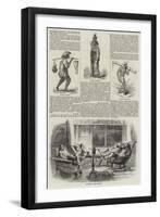 Sketches in Manilla-null-Framed Giclee Print