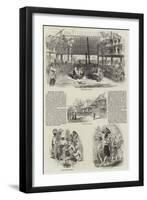 Sketches in Manilla-null-Framed Giclee Print