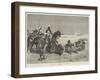 Sketches in Morocco, a Chain of Prisoners from a Rebel Tribe-Gabriel Nicolet-Framed Giclee Print