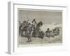 Sketches in Morocco, a Chain of Prisoners from a Rebel Tribe-Gabriel Nicolet-Framed Giclee Print