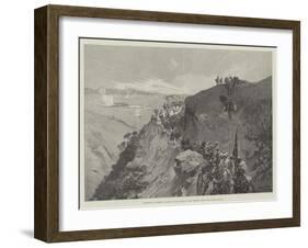 Sketches in Morocco, March of the Sultan's Army Through the Pass of the Mlouia-Gabriel Nicolet-Framed Giclee Print