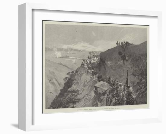 Sketches in Morocco, March of the Sultan's Army Through the Pass of the Mlouia-Gabriel Nicolet-Framed Giclee Print