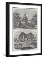 Sketches in Nepaul-null-Framed Giclee Print