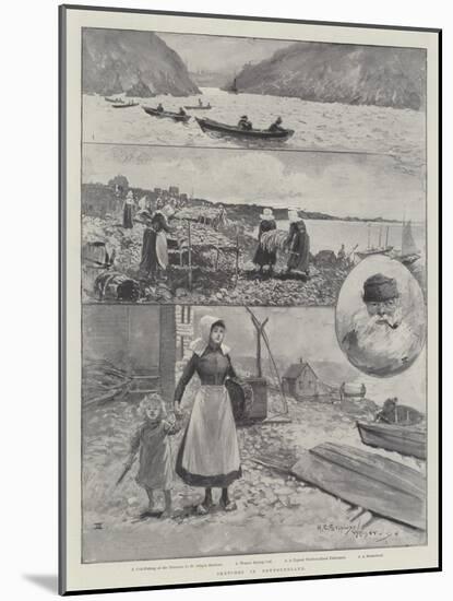 Sketches in Newfoundland-Henry Charles Seppings Wright-Mounted Giclee Print